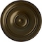 Ekena Millwork Small Classic Ceiling Medallion (Fits Canopies up to 10"), Hand-Painted Brass, 40 1/4"OD x 3 1/8"P CM40CLBRS - alternate 1